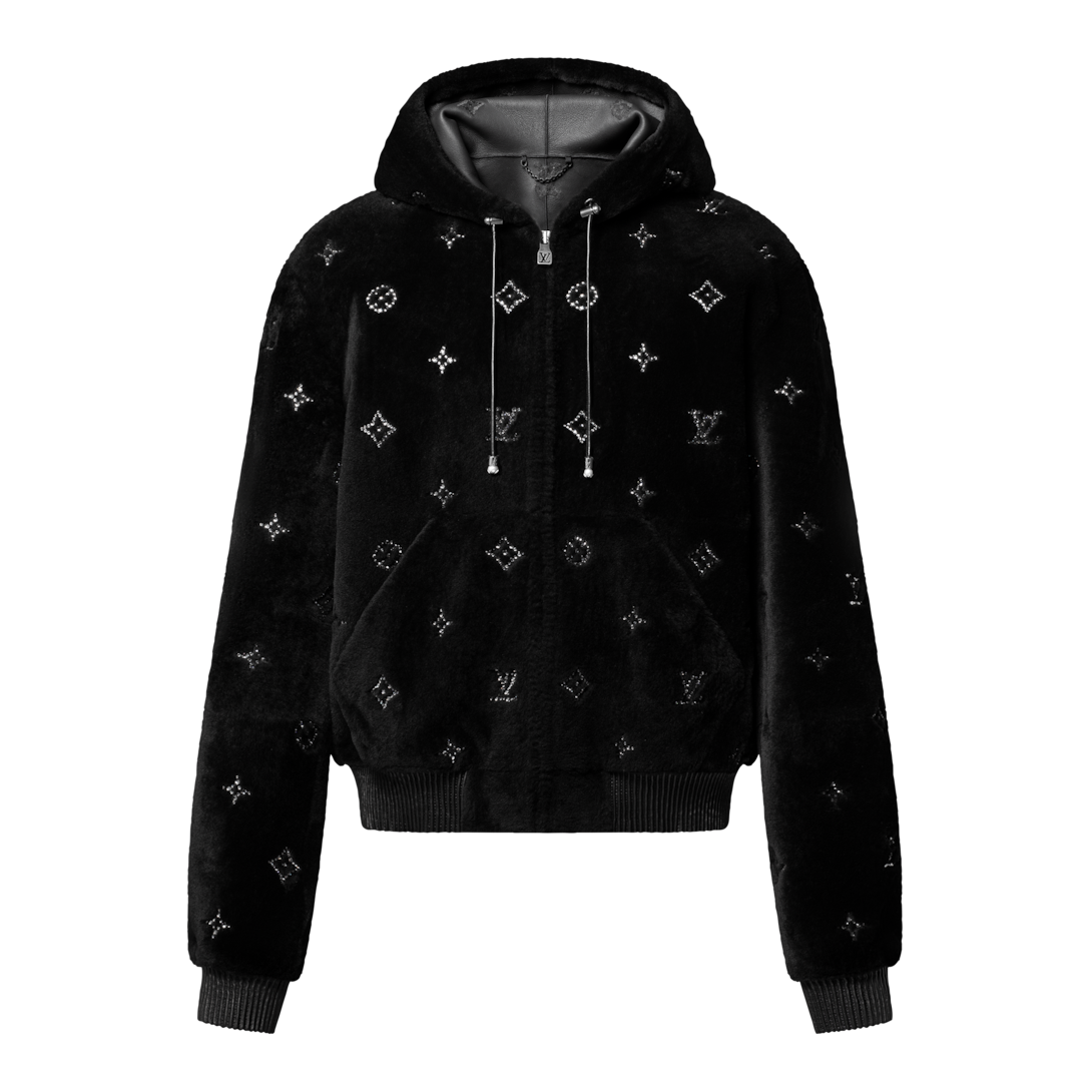 トップス Louis Vuitton cashmere hoodie Louis Vuitton Zip Up Hoodie Louis Vuitton Black Oz